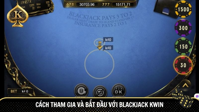 Cách tham gia và bắt đầu với blackjack Kwin