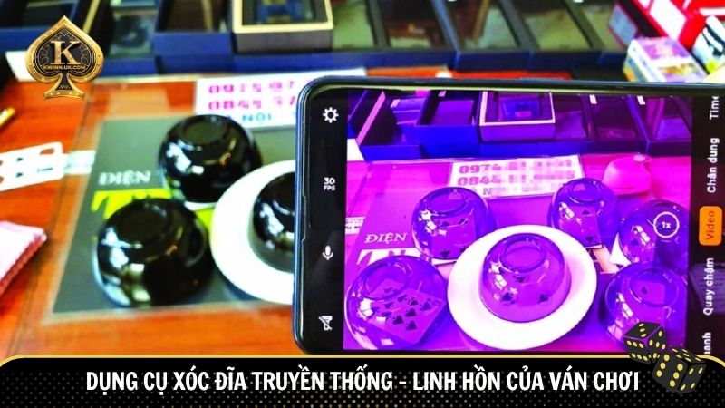 Dụng cụ xóc đĩa truyền thống có từ rất lâu