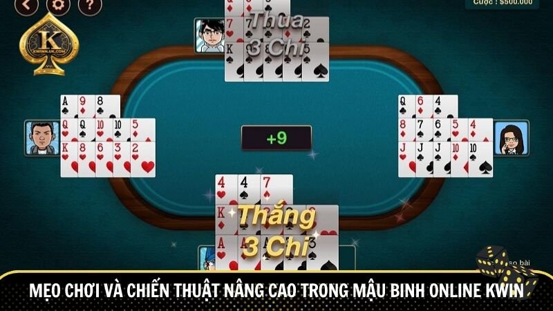 Mẹo chơi và chiến thuật nâng cao trong Mậu Binh Online Kwin