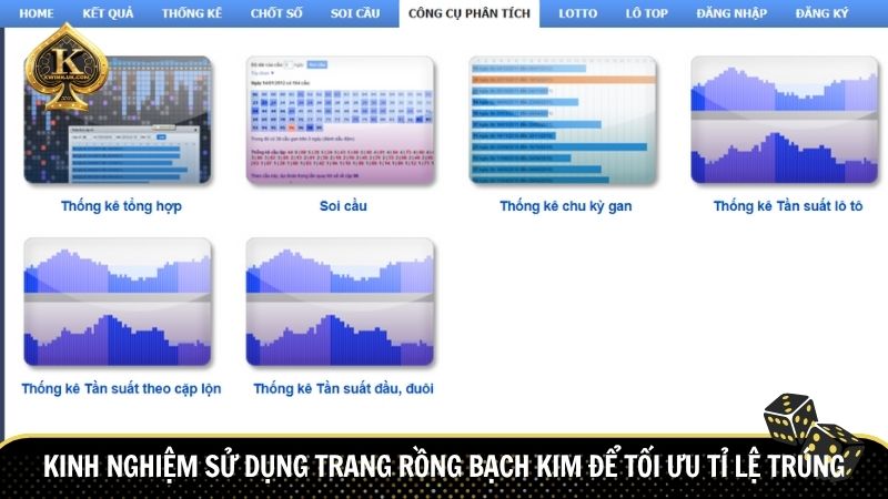 Kinh nghiệm soi lô đề rồng bạch kim để tối ưu tỉ lệ trúng